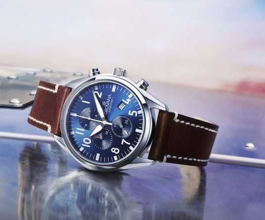 Годинник GROVANA Airborne Chrono 1654.9535 - SWISSMADE.COM.UA