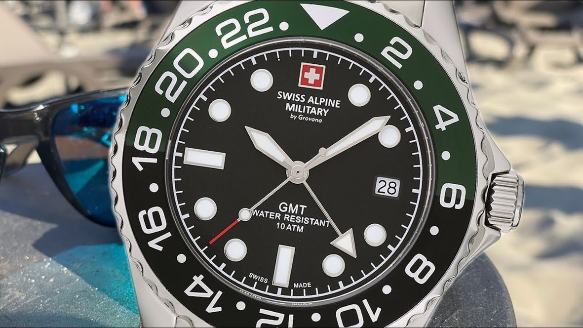 Swiss Alpine Military by Grovana Navy Chrono 20 - 7066.9532SAM main image 0