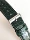 Ремешок из крокодиловой кожи PRIMA N3-4-27-1-2-1, Зелёный ремешок для часов
