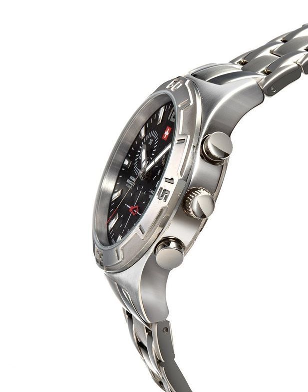 Reloj Swiss Military Smwgc2100706 Para Hombre Cronografo Color De La