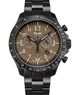 Часы Traser P67 OFFICER PRO CHRONOGRAPH KHAKI STEEL 109460