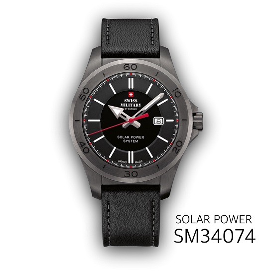 Часы на солнечной батарее Swiss Military by Chrono SMS34074.04 Solar Power System